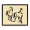 Stupell Industries Horses in Motion Gesture Floating Frame, design by Victoria Barnes